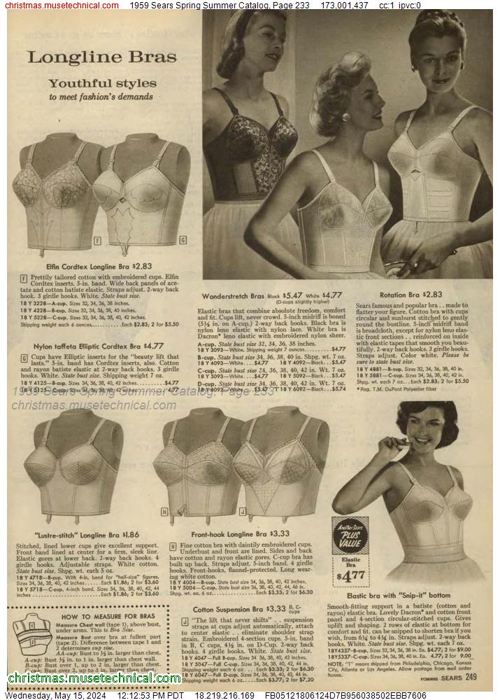 1959 Sears Spring Summer Catalog, Page 233