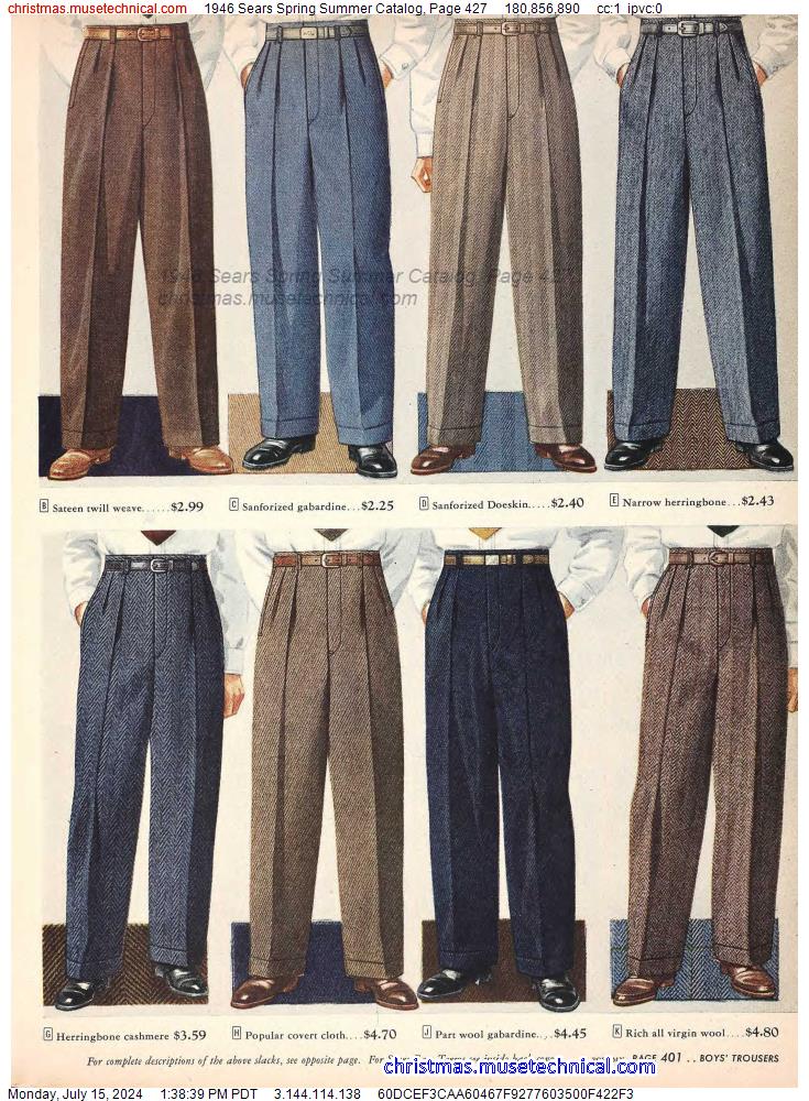 1946 Sears Spring Summer Catalog, Page 427