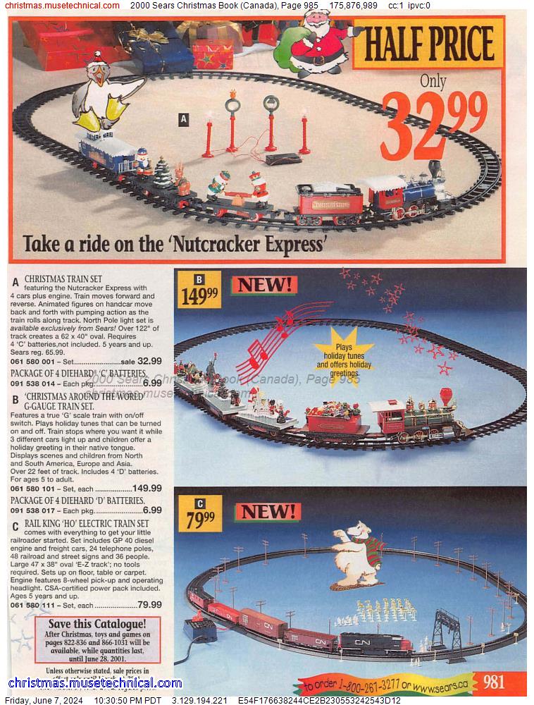 2000 Sears Christmas Book (Canada), Page 985