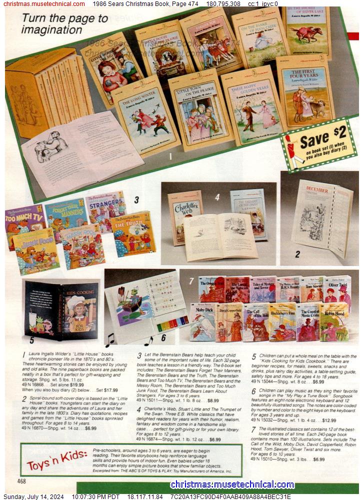 1986 Sears Christmas Book, Page 474