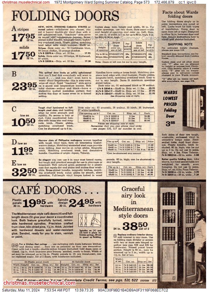 1972 Montgomery Ward Spring Summer Catalog, Page 573