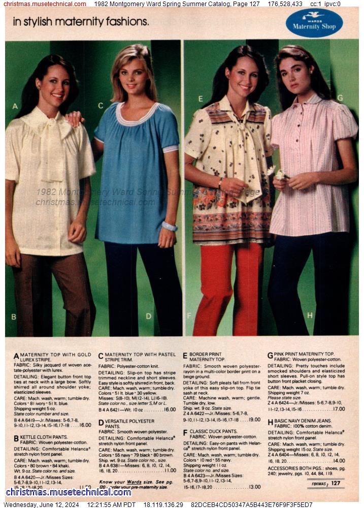 1982 Montgomery Ward Spring Summer Catalog, Page 127