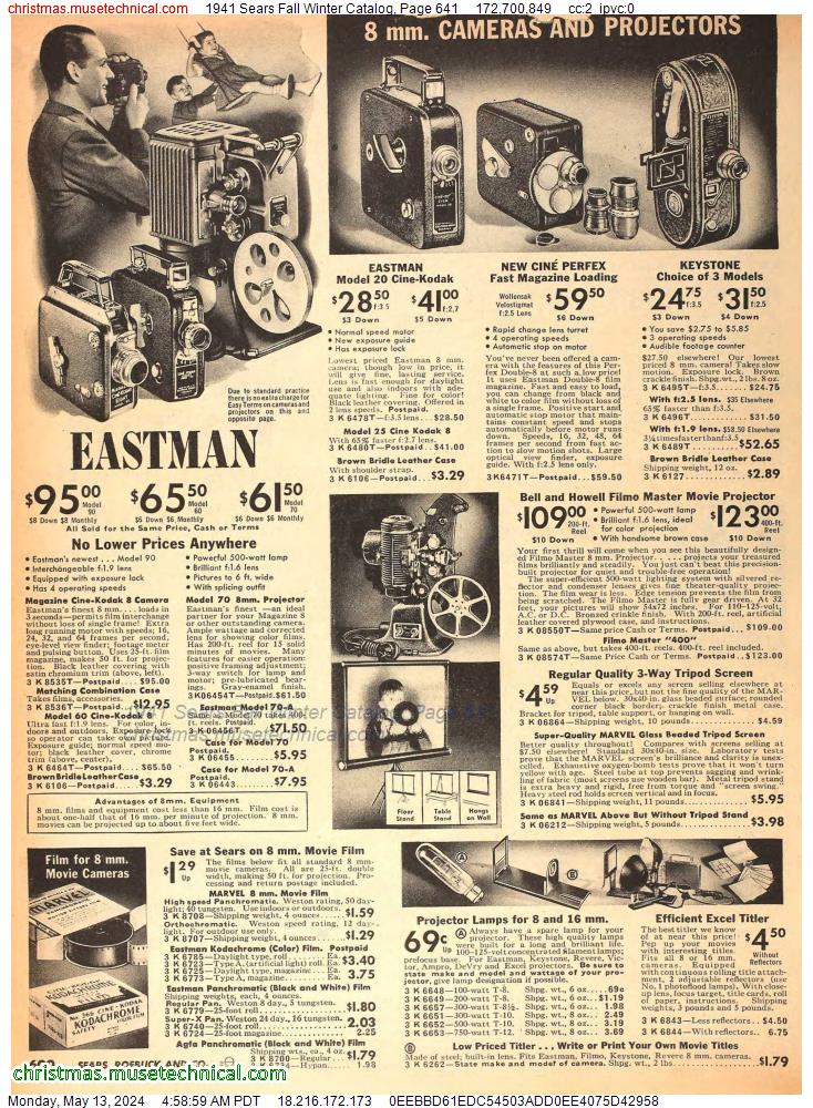 1941 Sears Fall Winter Catalog, Page 641