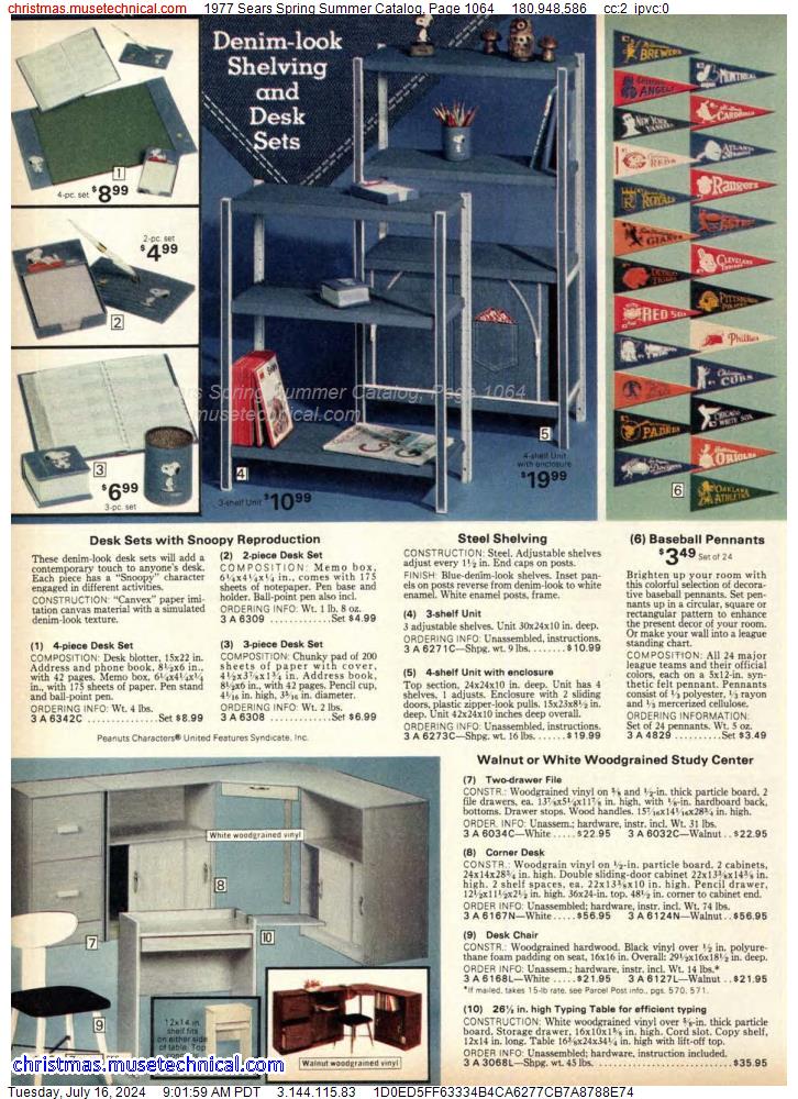 1977 Sears Spring Summer Catalog, Page 1064