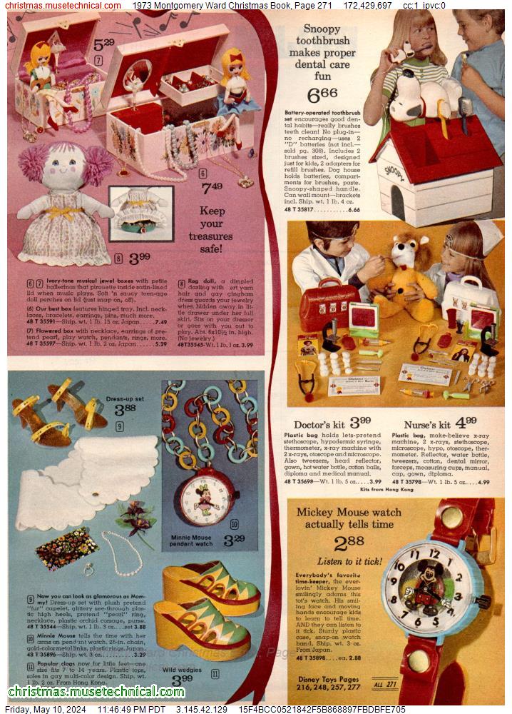 1973 Montgomery Ward Christmas Book, Page 271