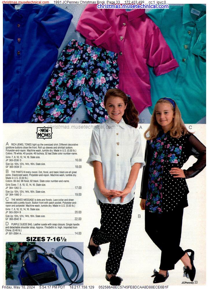 1991 JCPenney Christmas Book, Page 33