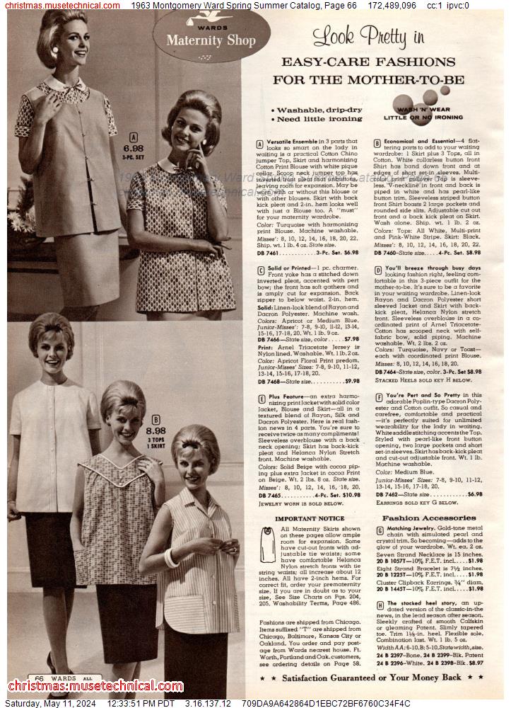 1963 Montgomery Ward Spring Summer Catalog, Page 66