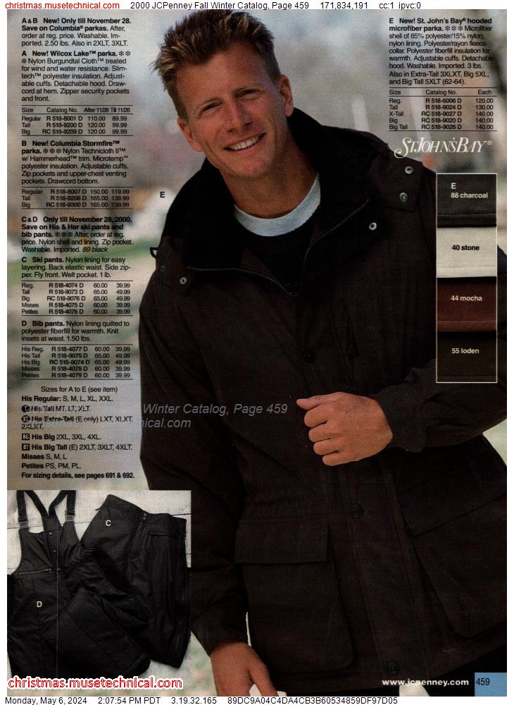 2000 JCPenney Fall Winter Catalog, Page 459