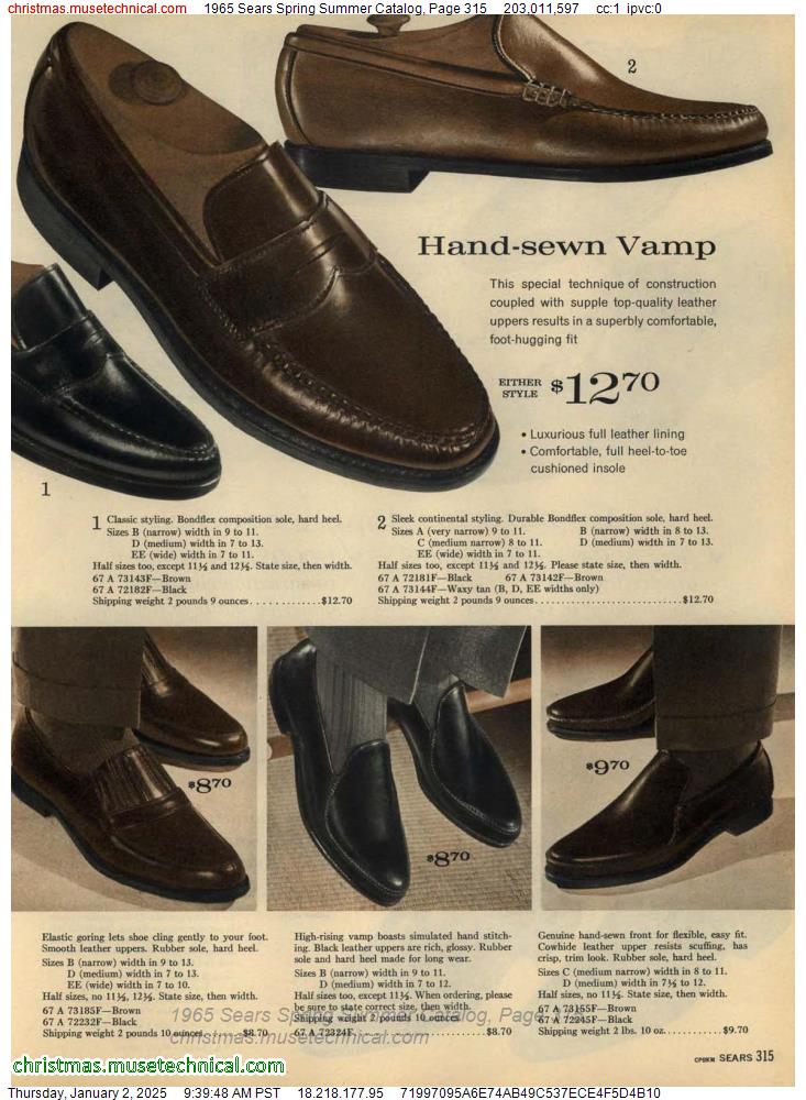 1965 Sears Spring Summer Catalog, Page 315