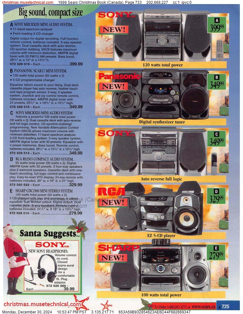 1999 Sears Christmas Book (Canada), Page 733