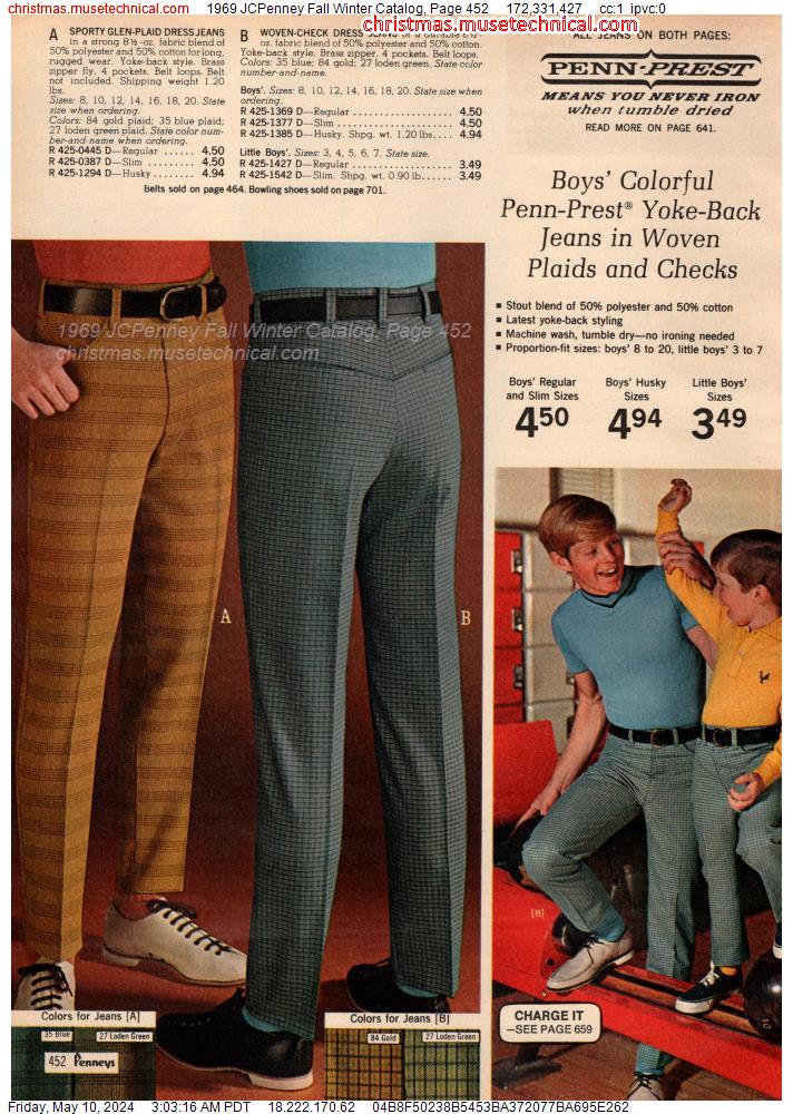 1969 JCPenney Fall Winter Catalog, Page 452