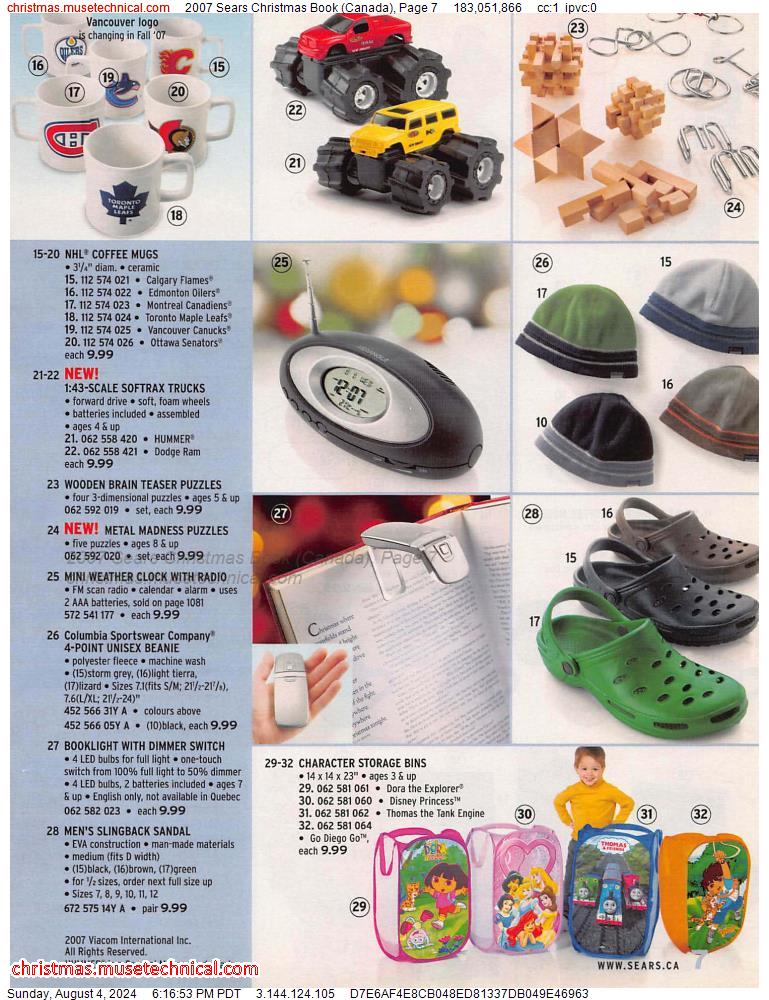 2007 Sears Christmas Book (Canada), Page 7