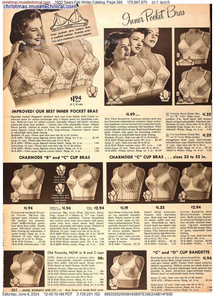 1952 Sears Fall Winter Catalog, Page 389