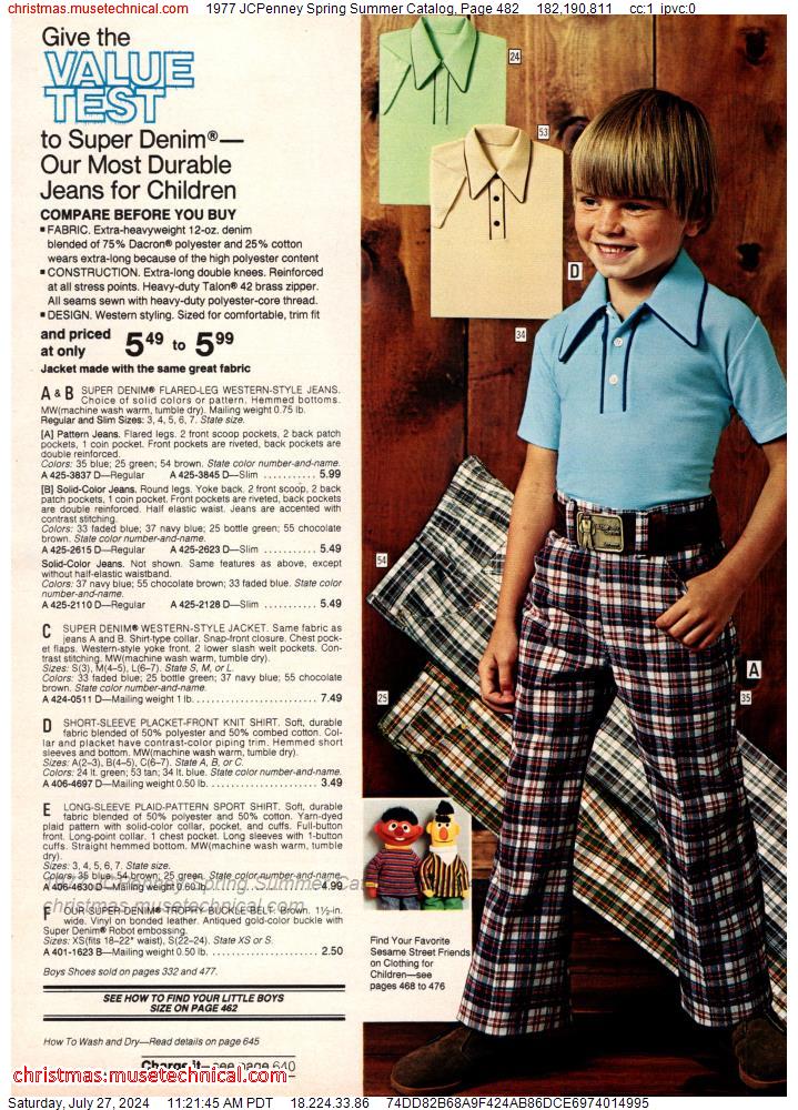1977 JCPenney Spring Summer Catalog, Page 482