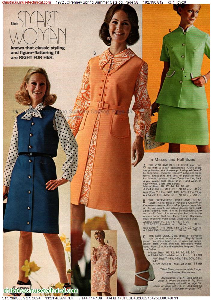 1972 JCPenney Spring Summer Catalog, Page 58