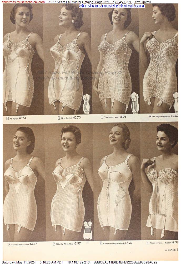 1957 Sears Fall Winter Catalog, Page 321