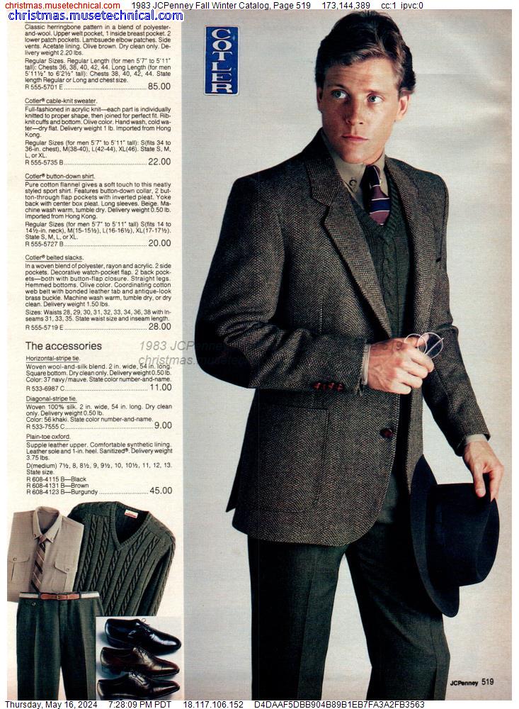 1983 JCPenney Fall Winter Catalog, Page 519