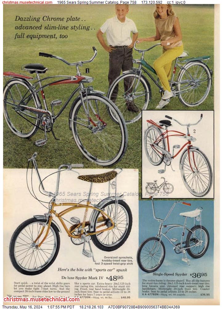 1965 Sears Spring Summer Catalog, Page 758