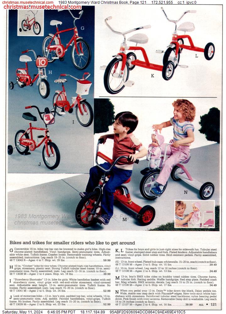 1983 Montgomery Ward Christmas Book, Page 121
