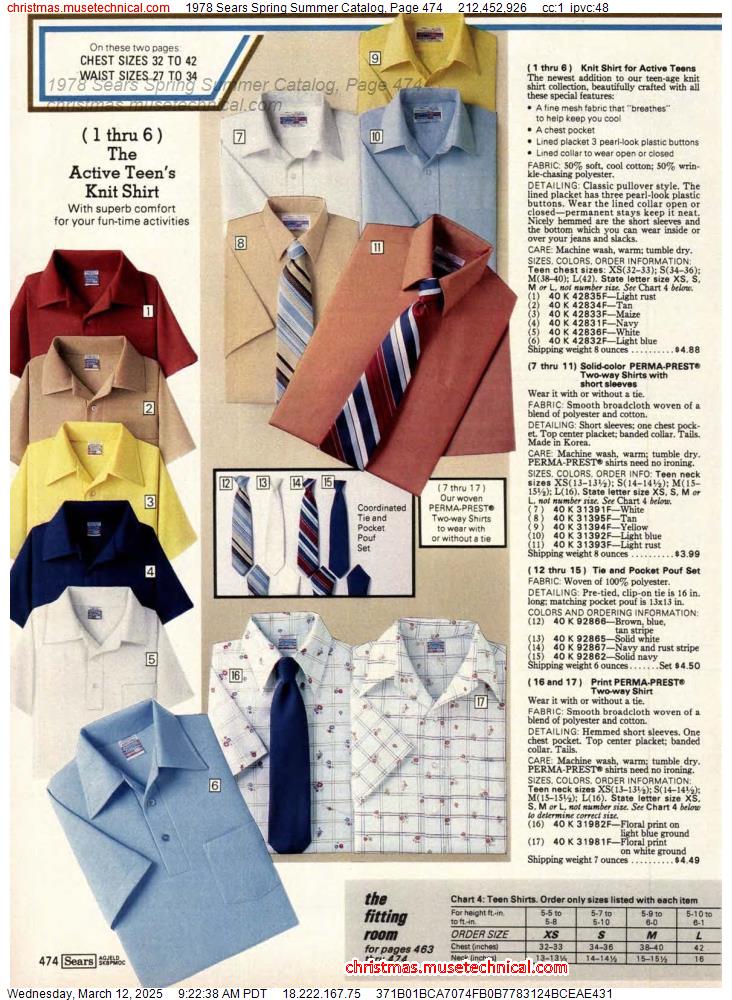 1978 Sears Spring Summer Catalog, Page 474