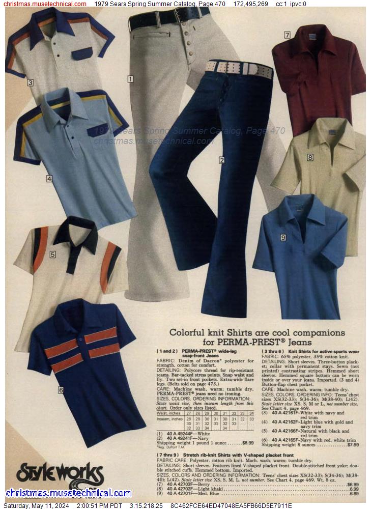1979 Sears Spring Summer Catalog, Page 470