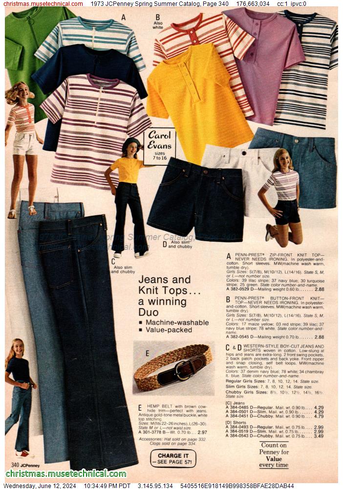 1973 JCPenney Spring Summer Catalog, Page 340