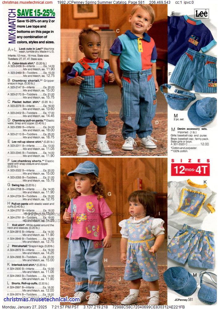 1992 JCPenney Spring Summer Catalog, Page 581