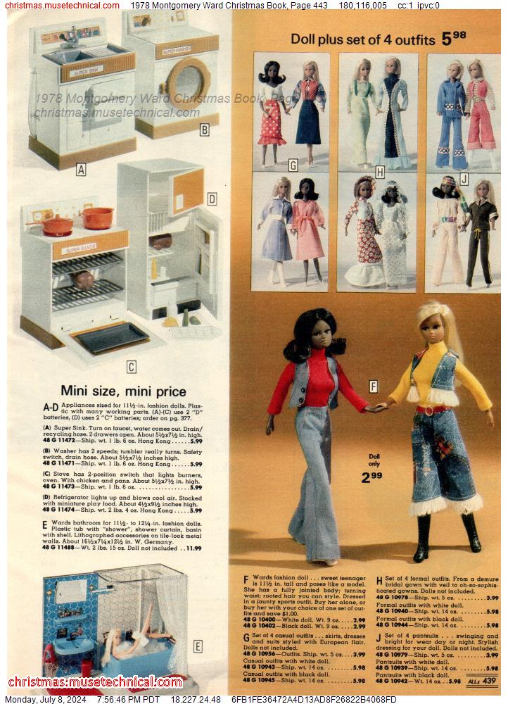 1978 Montgomery Ward Christmas Book, Page 443