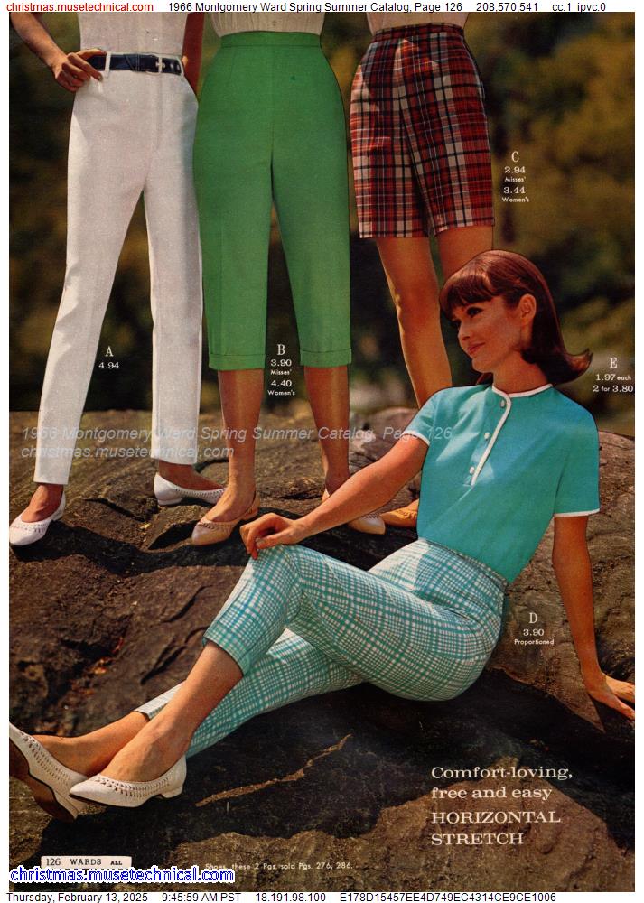 1966 Montgomery Ward Spring Summer Catalog, Page 126