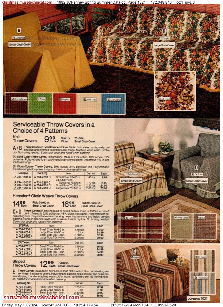 1982 JCPenney Spring Summer Catalog, Page 1021