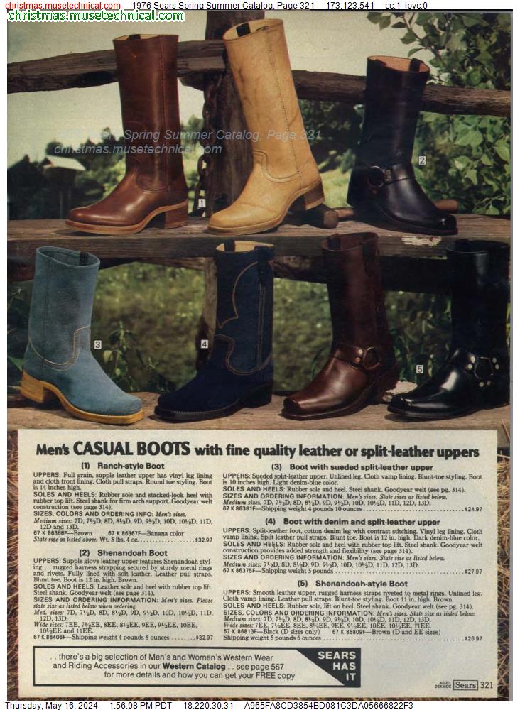 1976 Sears Spring Summer Catalog, Page 321