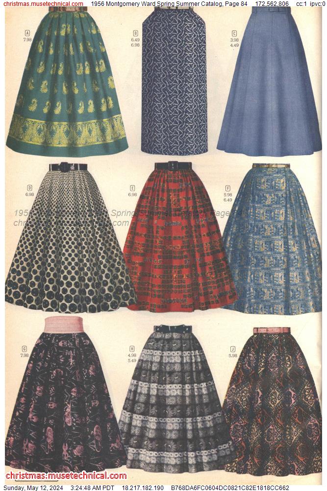 1956 Montgomery Ward Spring Summer Catalog, Page 84