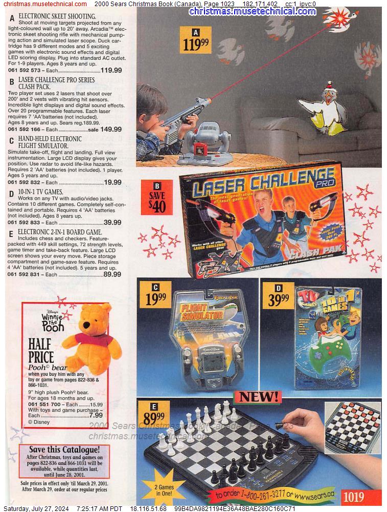 2000 Sears Christmas Book (Canada), Page 1023