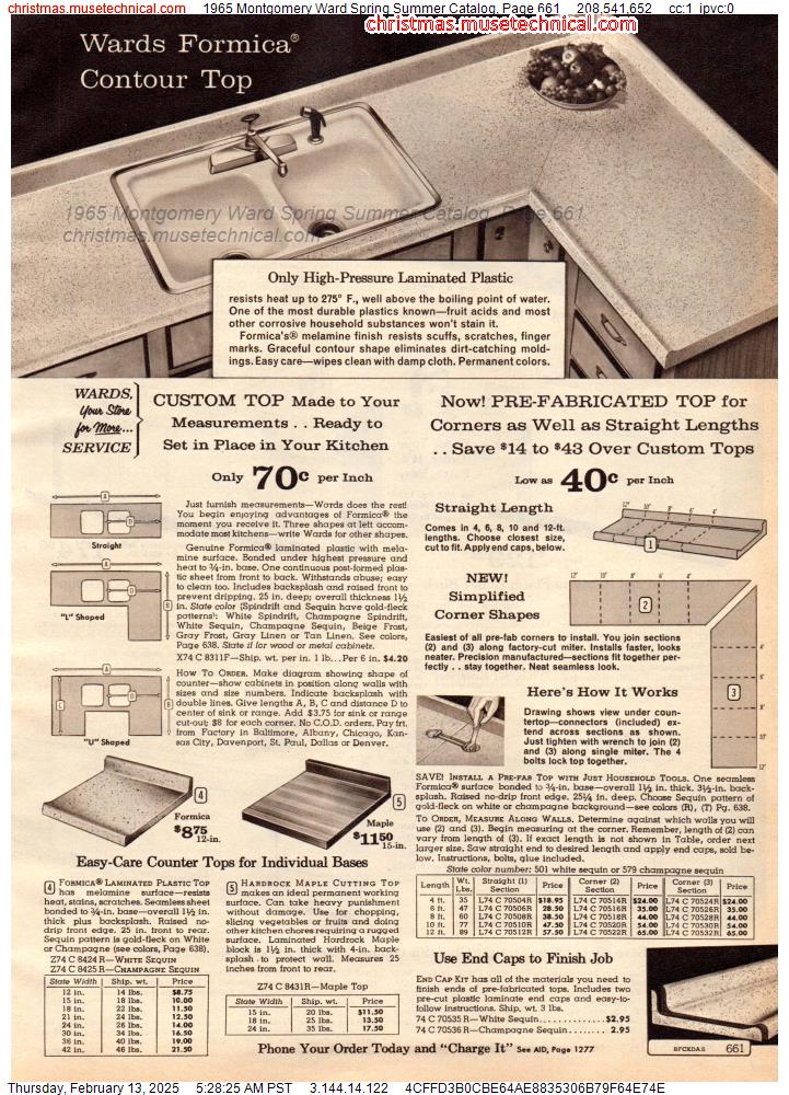 1965 Montgomery Ward Spring Summer Catalog, Page 661