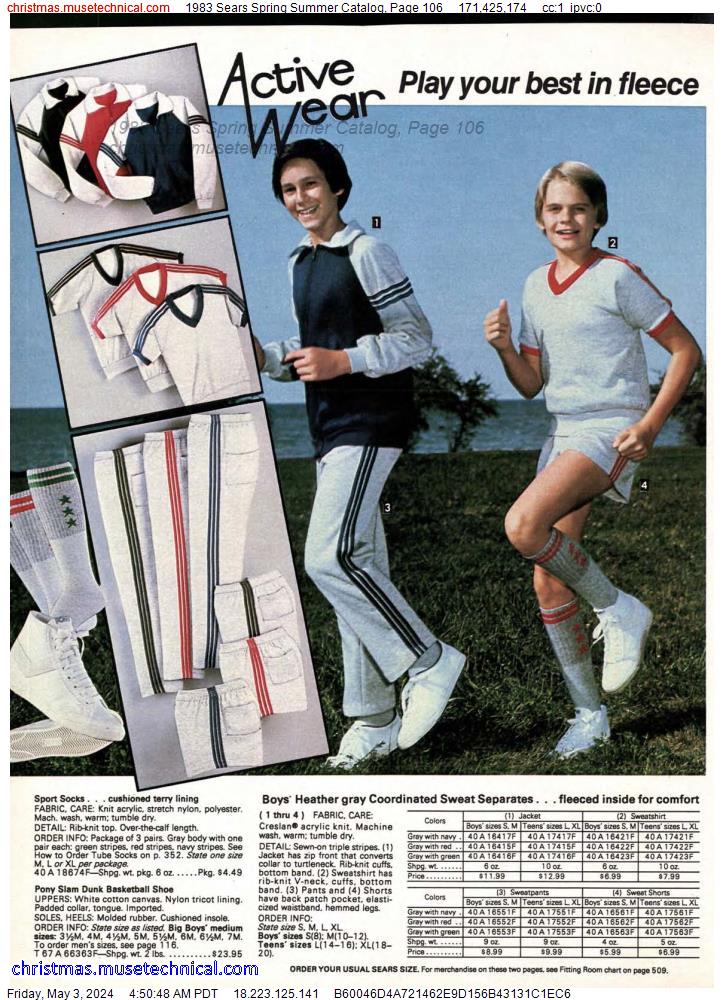 1983 Sears Spring Summer Catalog, Page 106