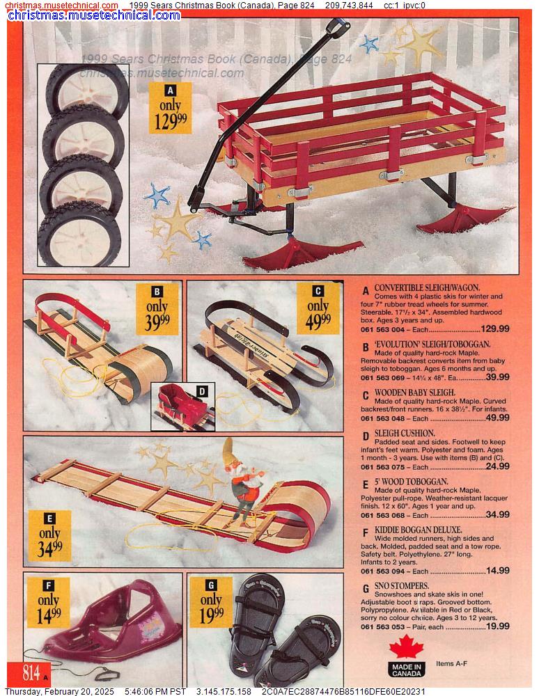 1999 Sears Christmas Book (Canada), Page 824