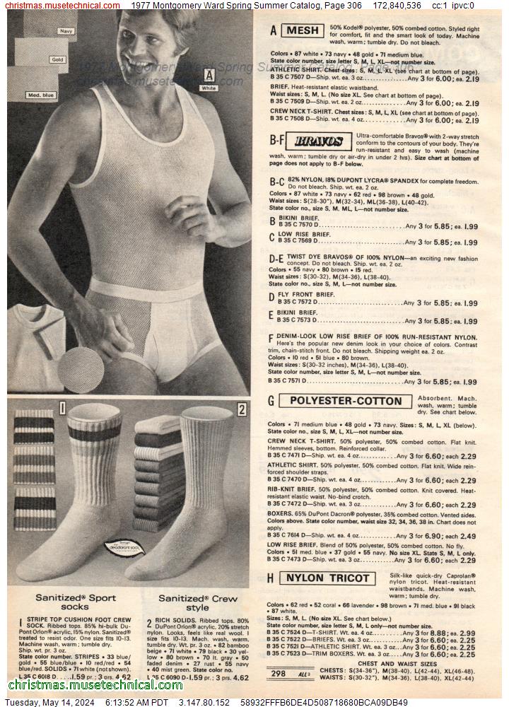 1977 Montgomery Ward Spring Summer Catalog, Page 306