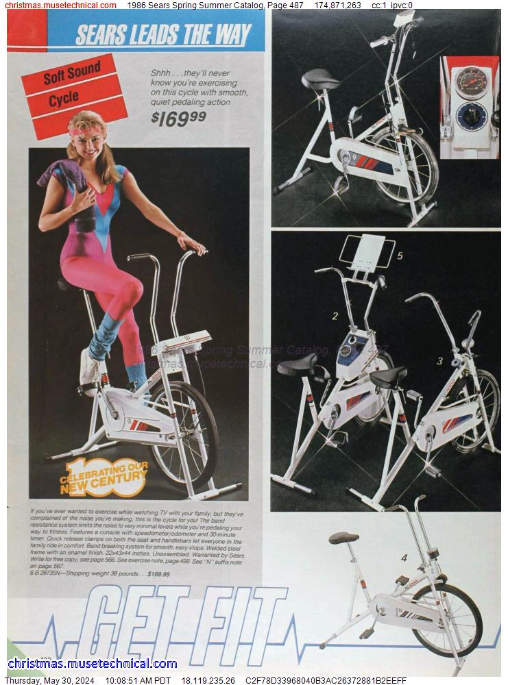 1986 Sears Spring Summer Catalog, Page 487