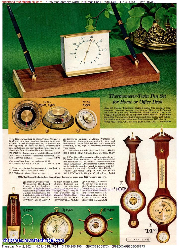 1965 Montgomery Ward Christmas Book, Page 449