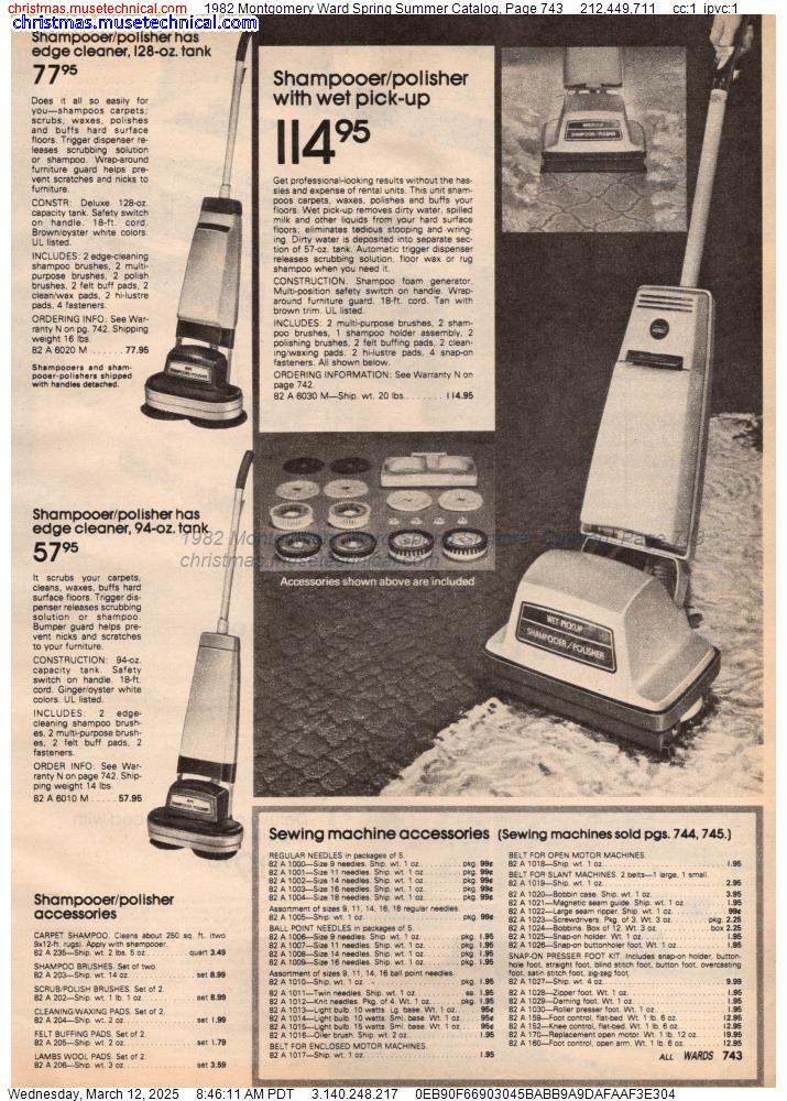 1982 Montgomery Ward Spring Summer Catalog, Page 743