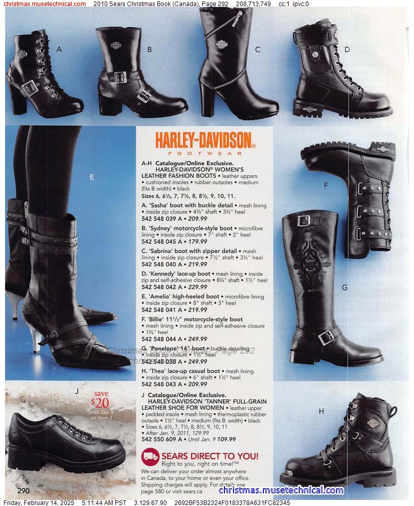 2010 Sears Christmas Book (Canada), Page 292