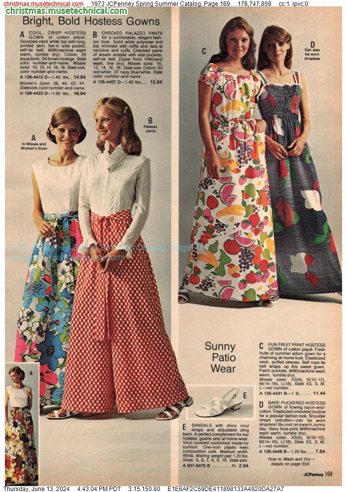 1973 JCPenney Spring Summer Catalog, Page 169