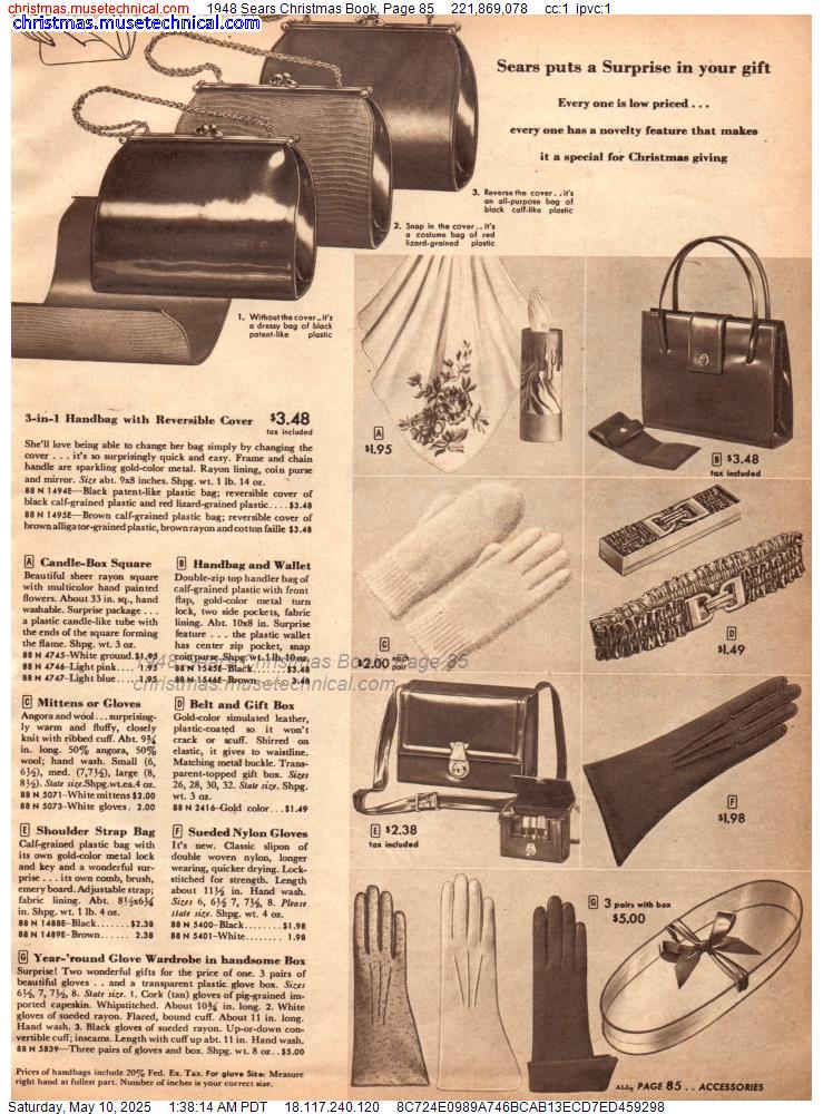 1948 Sears Christmas Book, Page 85