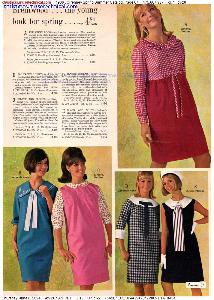 1966 JCPenney Spring Summer Catalog, Page 67