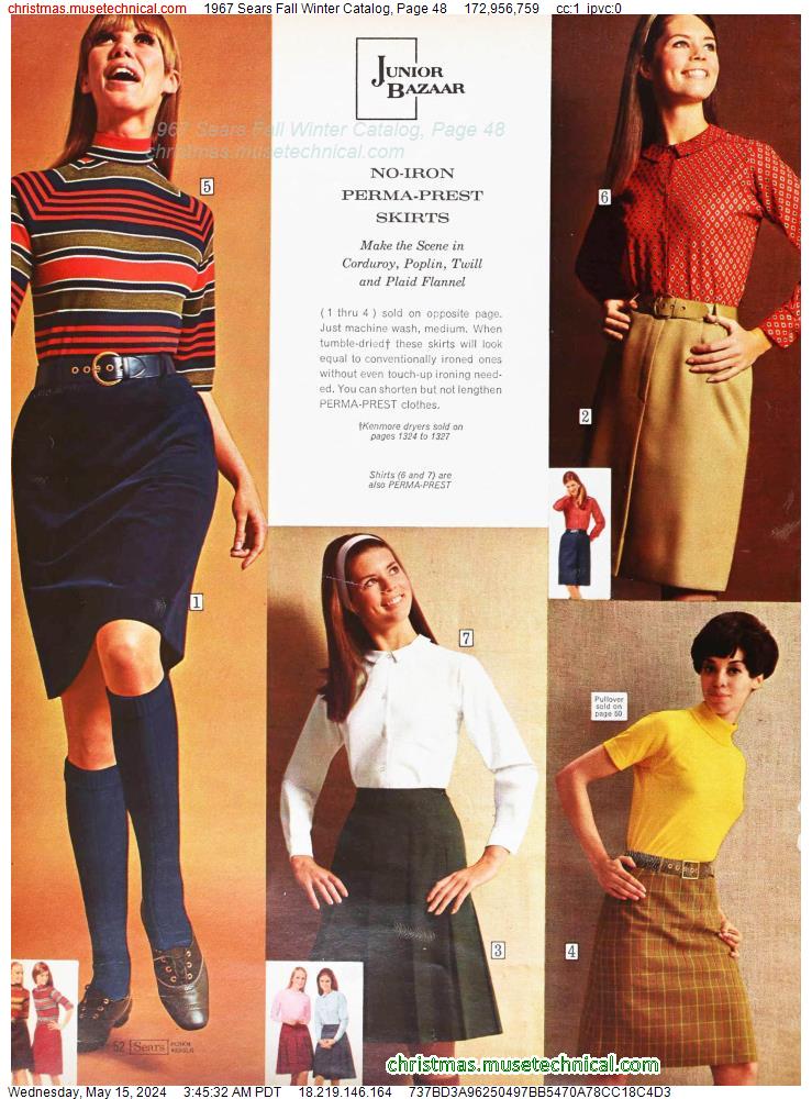 1967 Sears Fall Winter Catalog, Page 48