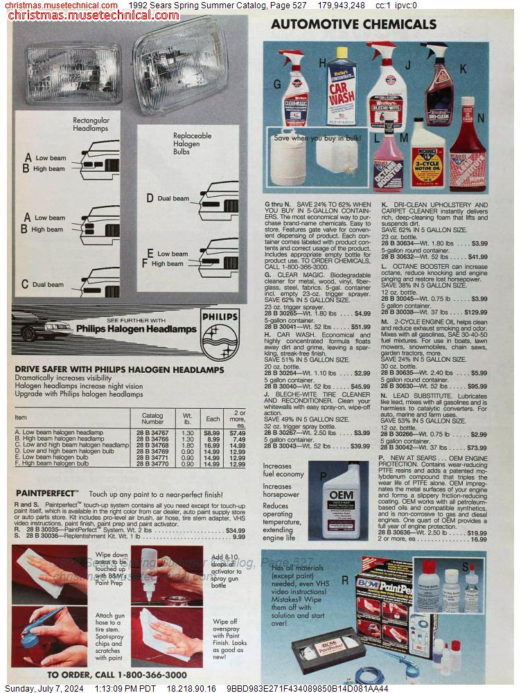 1992 Sears Spring Summer Catalog, Page 527