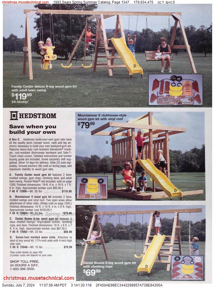1993 Sears Spring Summer Catalog, Page 1347