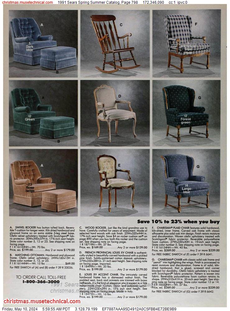1991 Sears Spring Summer Catalog, Page 798