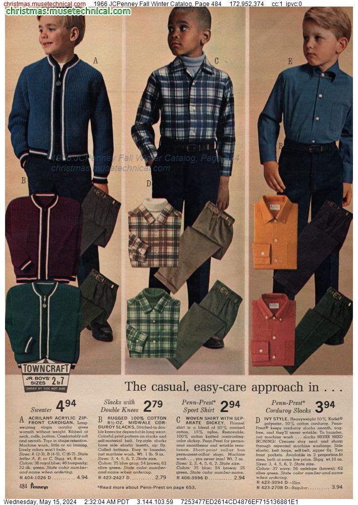 1966 JCPenney Fall Winter Catalog, Page 484