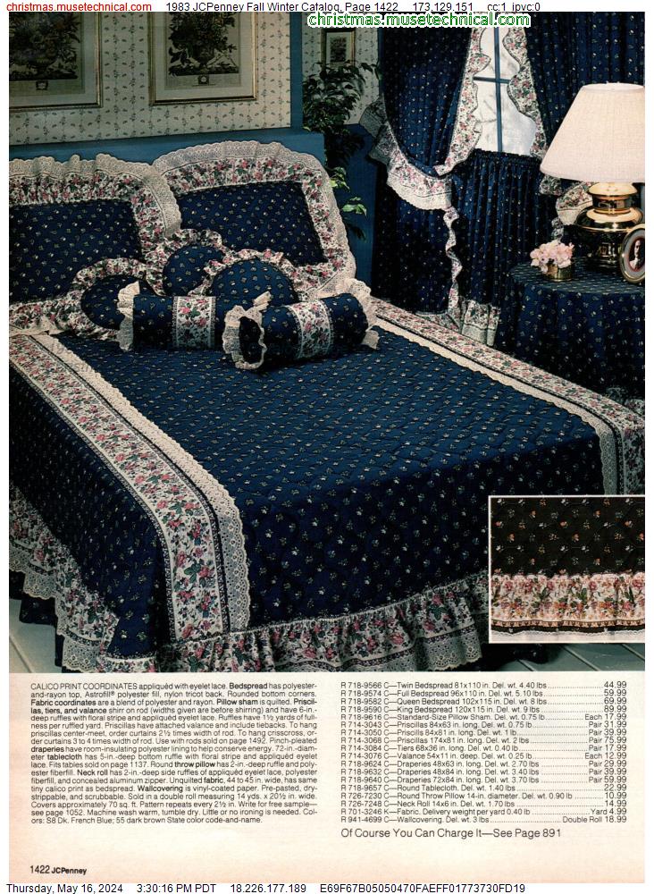 1983 JCPenney Fall Winter Catalog, Page 1422